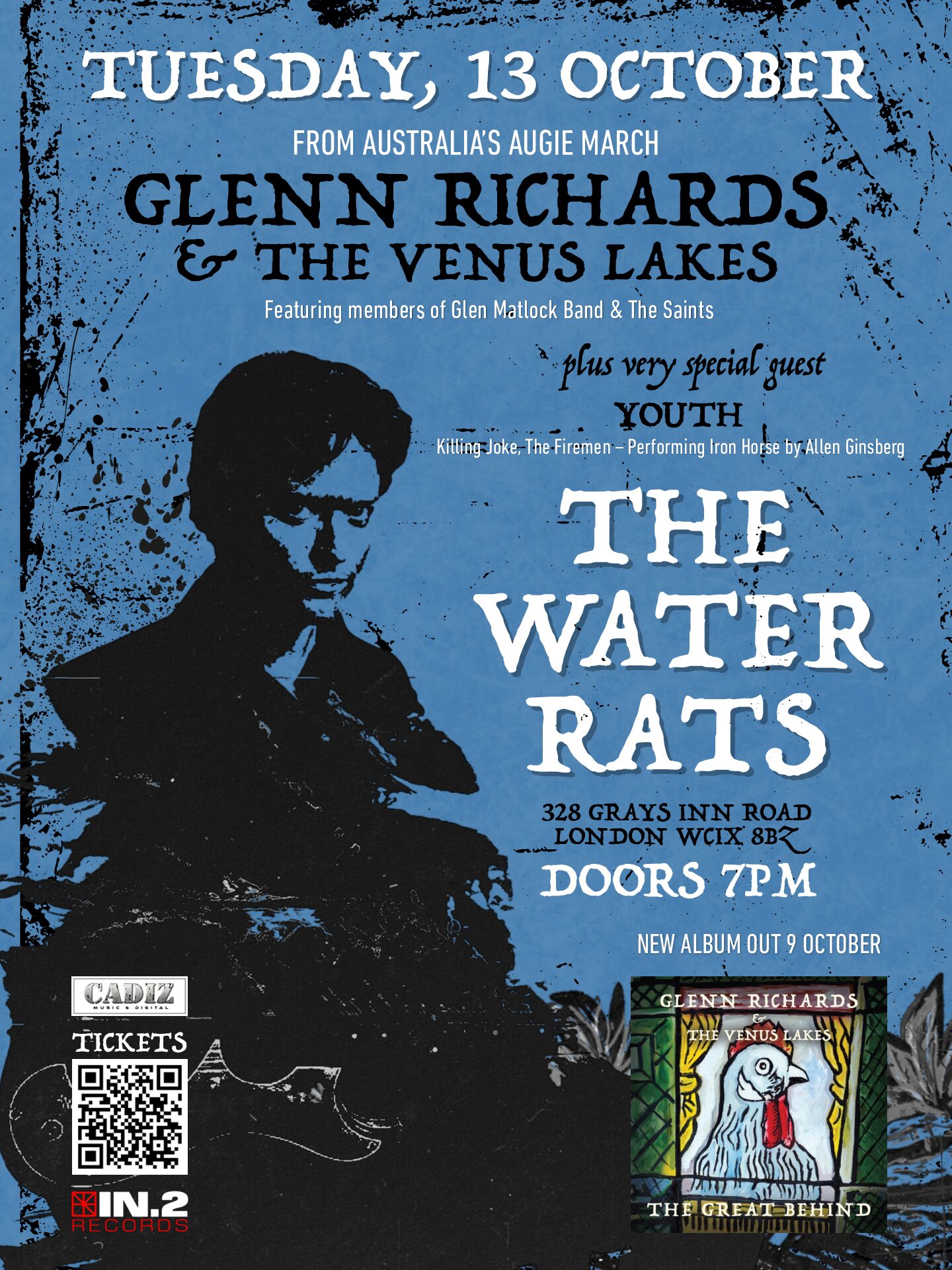 Cadiz Music presents: Glenn Richards & The Venus Lakes
